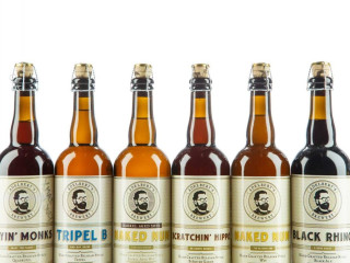 selection of bottled beer from Adelbert's Brewing in Austin