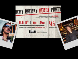 poster for Achy Breaky Heart Part at Max's Wine Dive billy ray cyrus theme