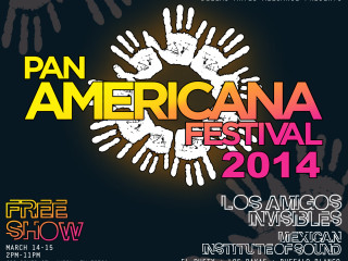 poster for Pan Americana Festival for SXSW music 2014