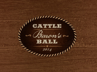logo for the Austin Cattle Baron's Ball 2014