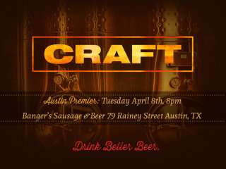 CRAFT beer documentary poster for Austin premiere