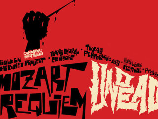 Poster for Fusebox Festival performance Mozart Requiem Undead