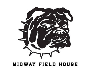 bulldog logo for Midway Field House