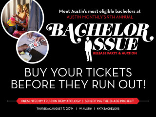 Austin Monthly release party with Bachelor auction August 2014