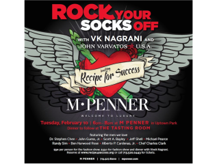 "Men Dress for Dinner: Rock Your Socks Off" featuring Vivek Nagrani benefiting Recipe for Success