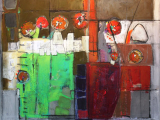 Jung Center Gallery art opening reception: Dialogue With Imaginary Viewers by Veronica Dyer