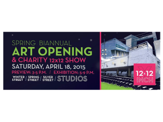 Spring Biannual Art Opening and Charity 12x12 Show