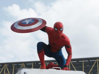 Tom Holland as Spider-Man in Captain America: Civil War