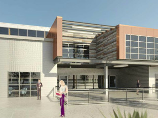 Rendering of The Cannon coworking space in Houston