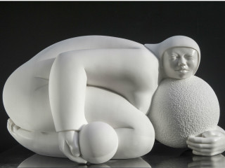 "Cosmic Energy in Jiménez Deredia’s Sculptures" opening day