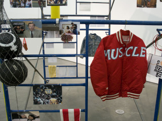 "Muscle Panic objects" opening reception
