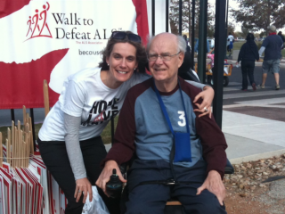 Jennifer Slaski Halligan and her father
