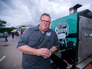 Southern Smoke 2018 Chris Shepherd Pitmaker smoker