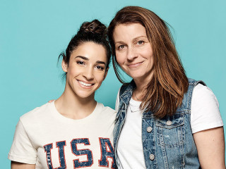 Aly Raisman and Lynn Raisman