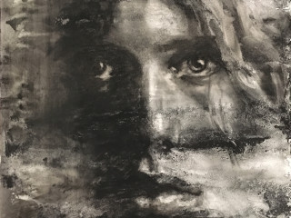 "We Shake With Joy, We Shake With Grief: The Charcoal Paintings of Meena Matocha" opening reception