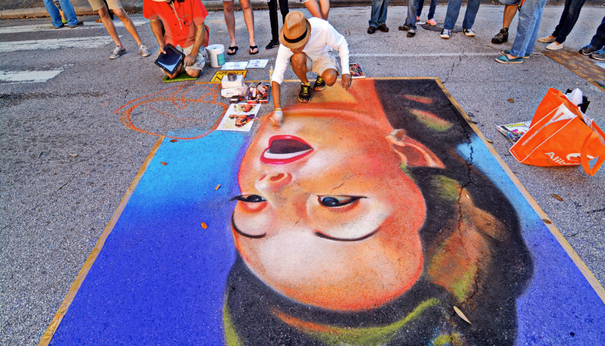 10th Annual Houston Via Colori Street Painting Festival Event
