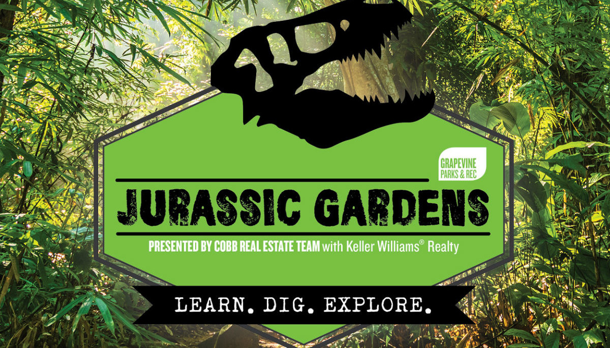 Grapevine Parks Recreation Presents Jurassic Gardens Event