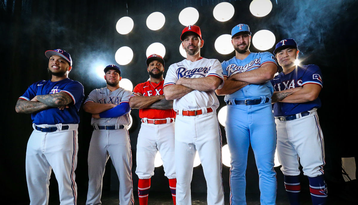 texas rangers new jerseys