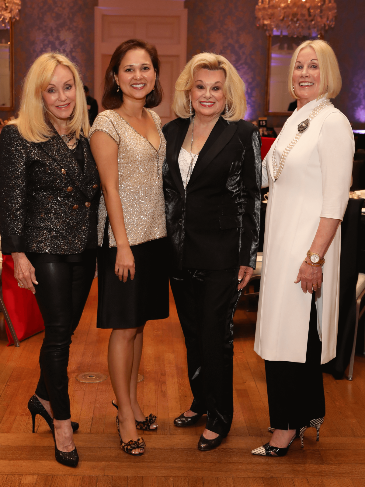 Houston, Barc Foundation’s Barc On Broadway ball, Oct 2016, Judi McGee, Elizabeth Brock, Sidney Faust, Elsie Eckert