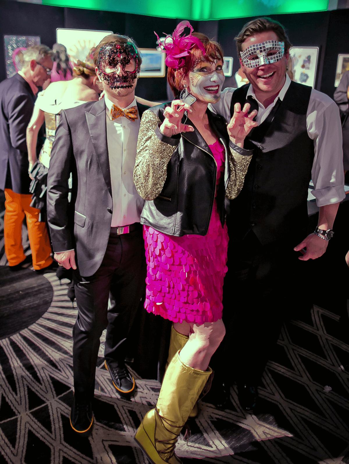 Houston, Orange Show gala, Oct 2016, Patrick Jez, Curry Glassell, Christopher Mendel