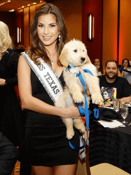 Houston, K9s4COPs Unleashed, Oct. 2016, Miss Texas Nancy Gonzalez