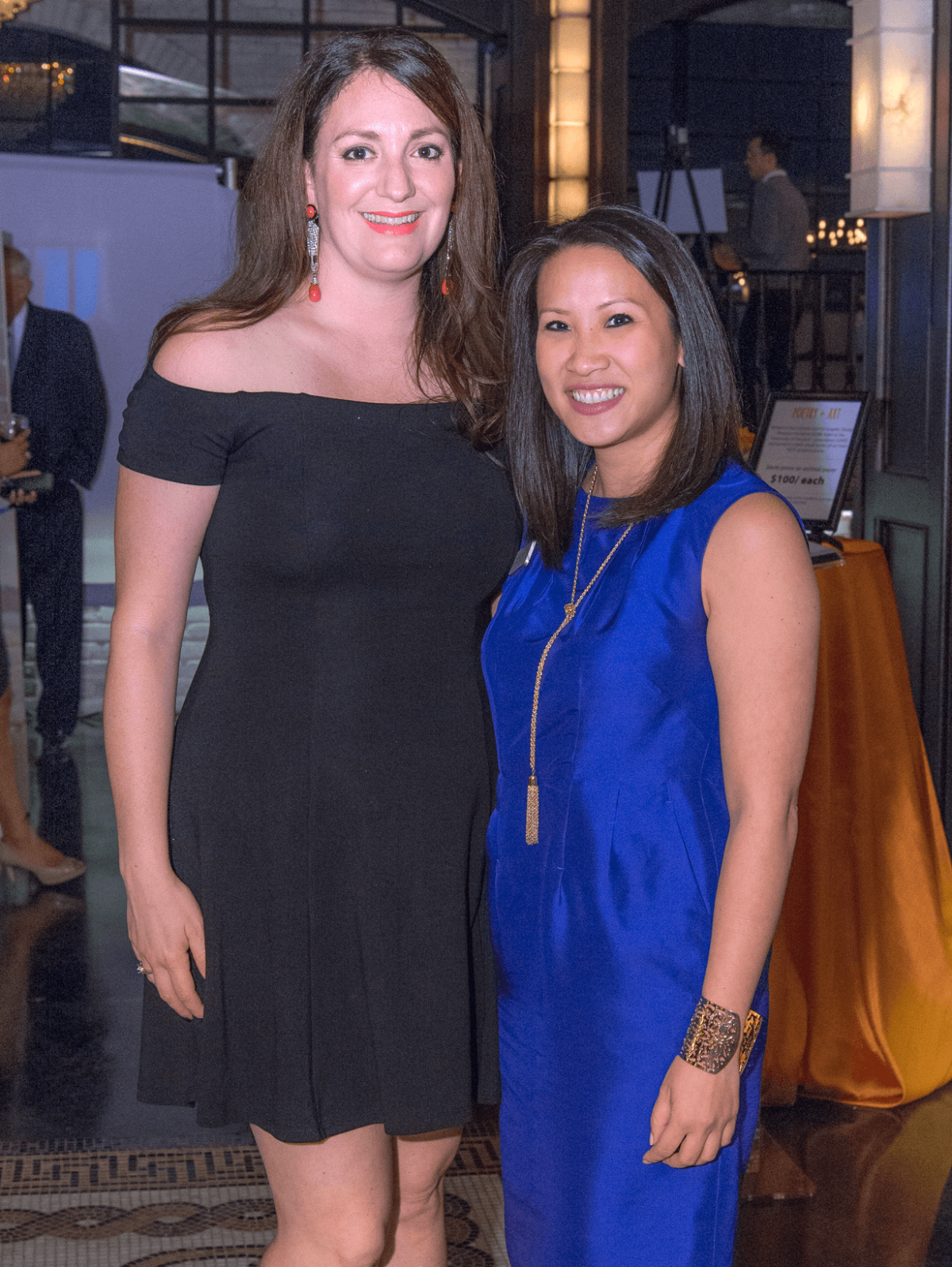 Houston, Writers in the Schools gala, Dec 2016, Mitra Woody, Julie Tran