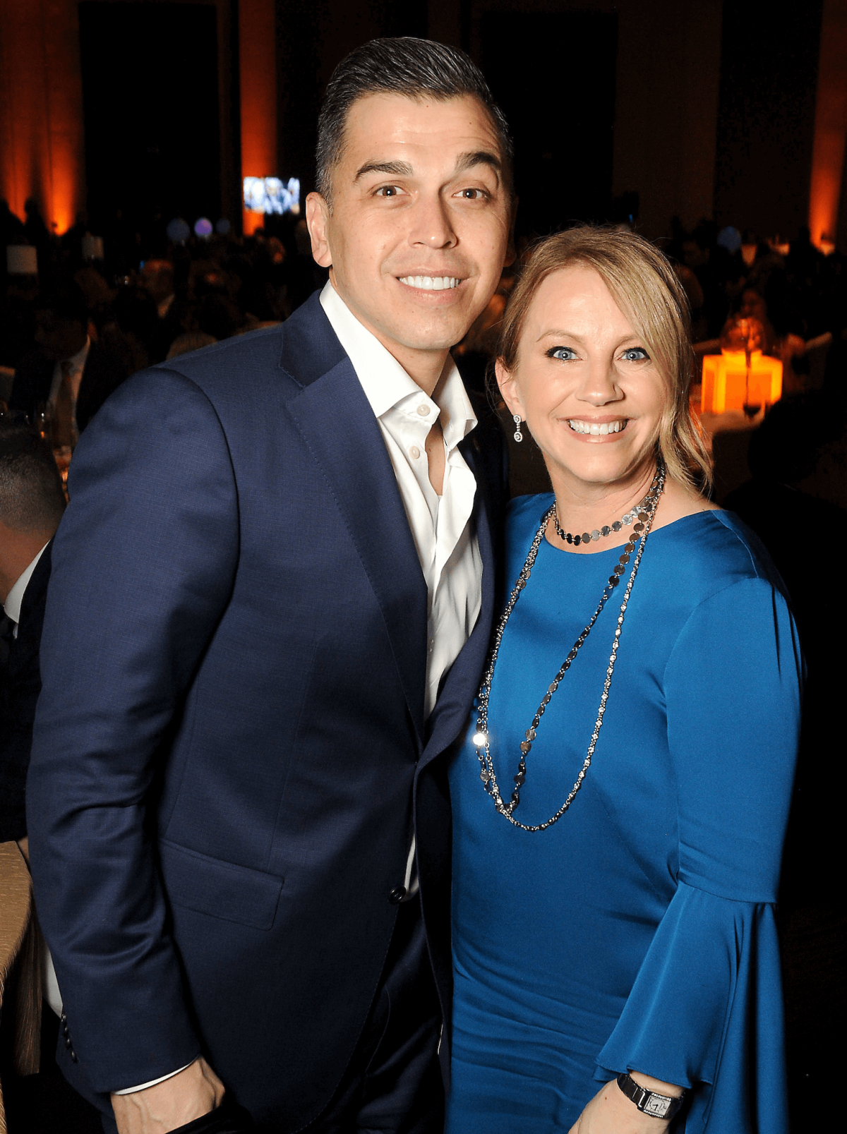 Houston, Cristo Rey Jesuit College Preparatory HS gala, Jan 2017, Jan Mendenhall, Oniel Mendenhall