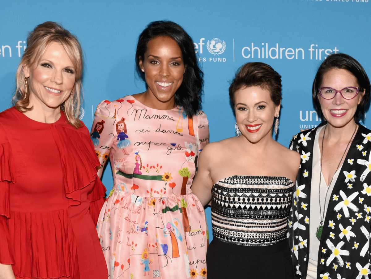 Joyce Goss, Jessica Nowitzki, Alyssa Milano, Selwyn Rayzor