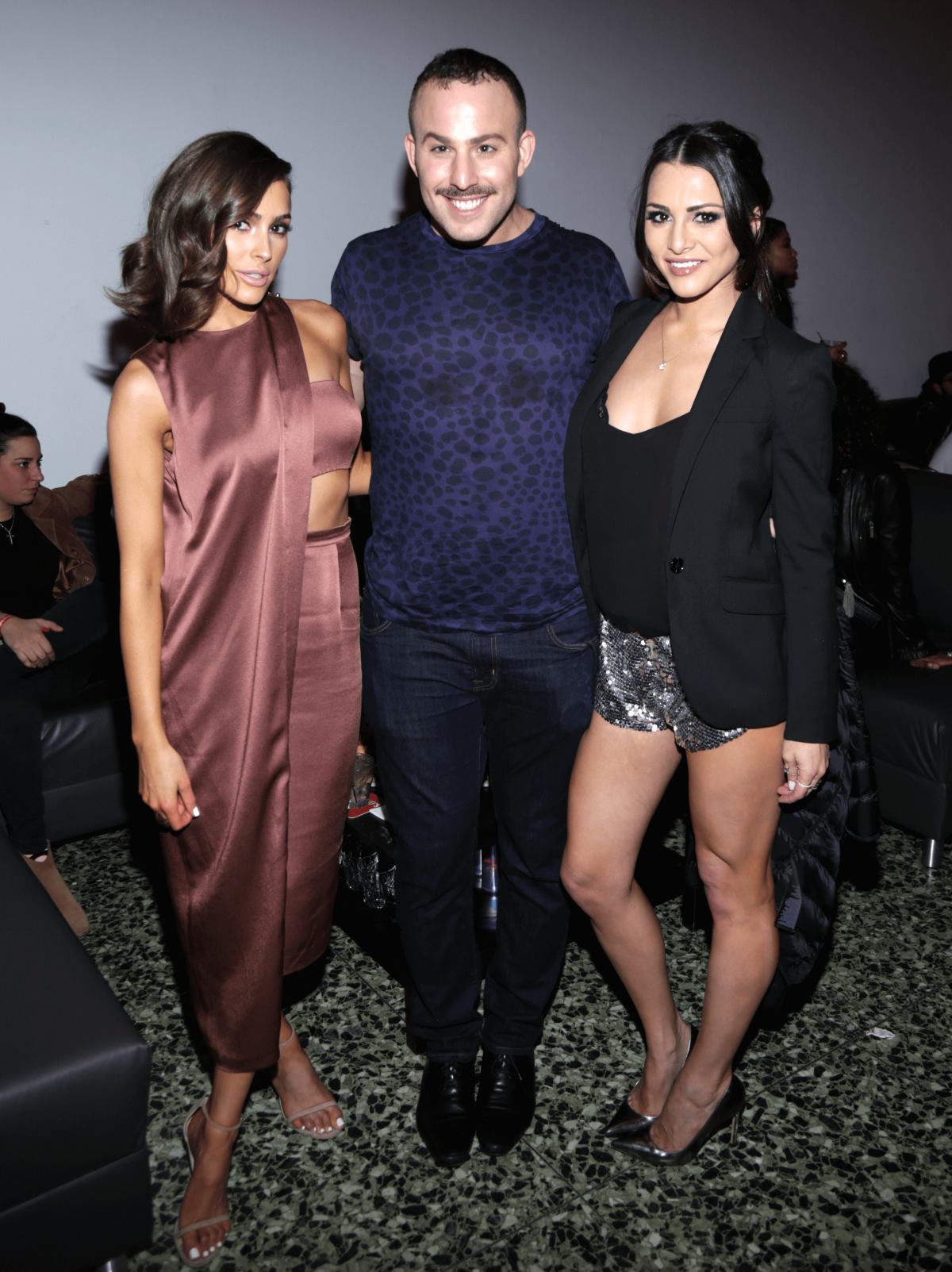 Houston, Rolling Stone Super Bowl party, Jan 2017, Olivia Culpo, Micah Jesse, Andi Dorfman