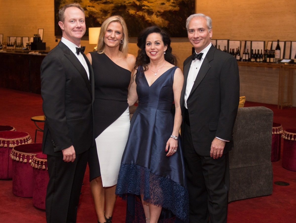 symphony Wine Dinner, April 2016, Billy McCartney, Christie McCartney, Viviana Denechaud, David Denechaud