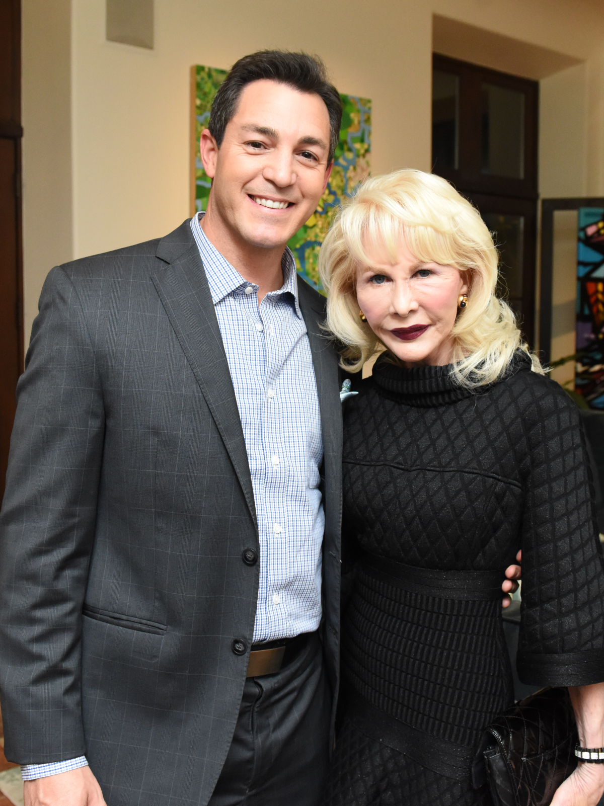 Houston, JDRF Promise Ball kick off party, January 2016, Andy Cerota and Diane Lokey Farb