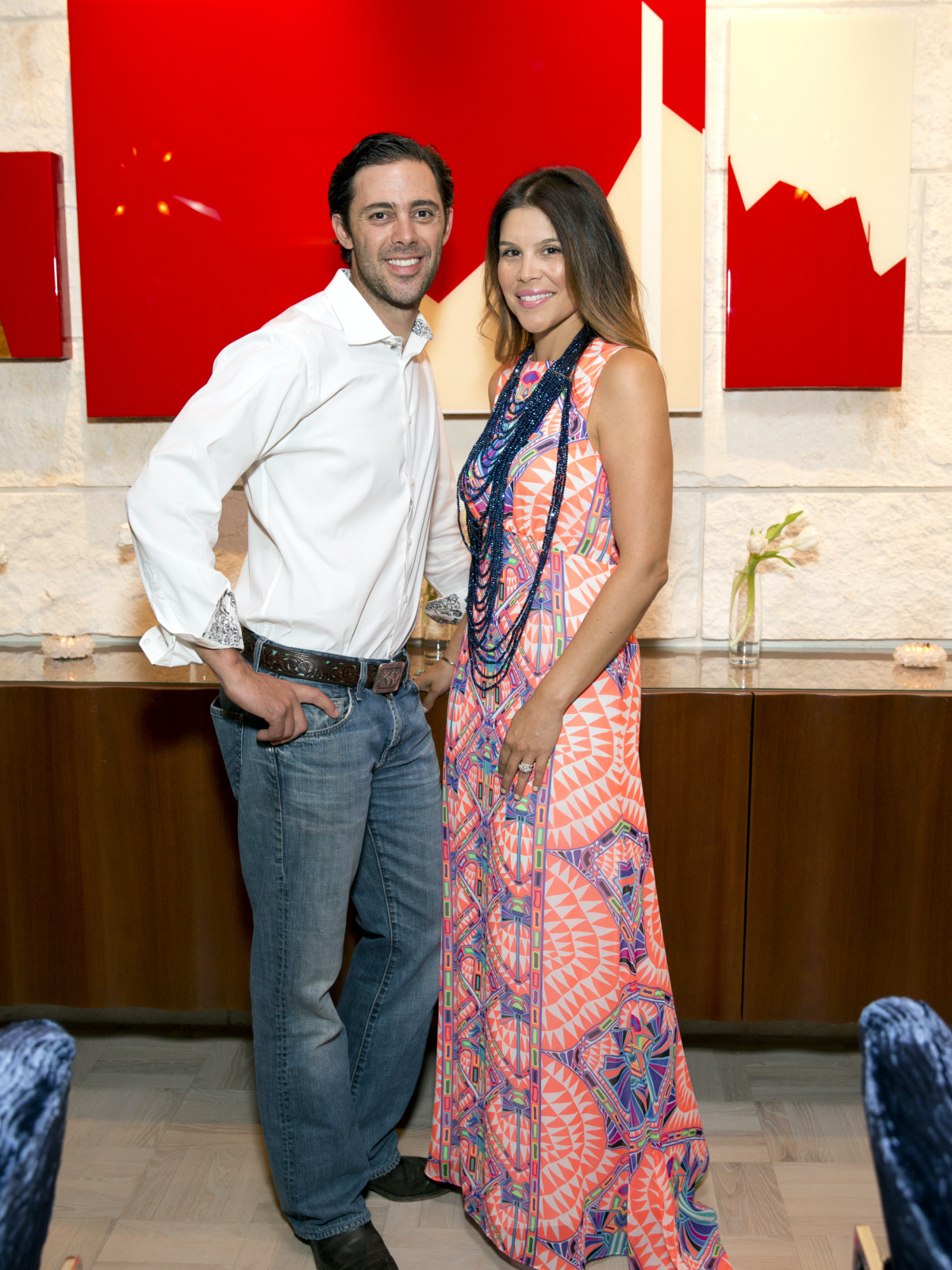Houston, Casa Dragones launch party, October 2015, David and Estela Cockrell