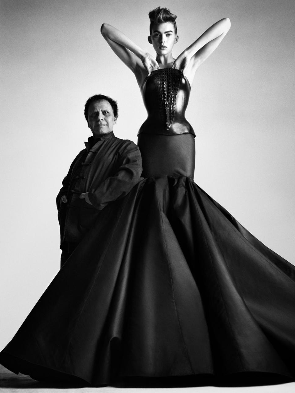 Alaia fragrance at Saks Fifth Avenue with his muse