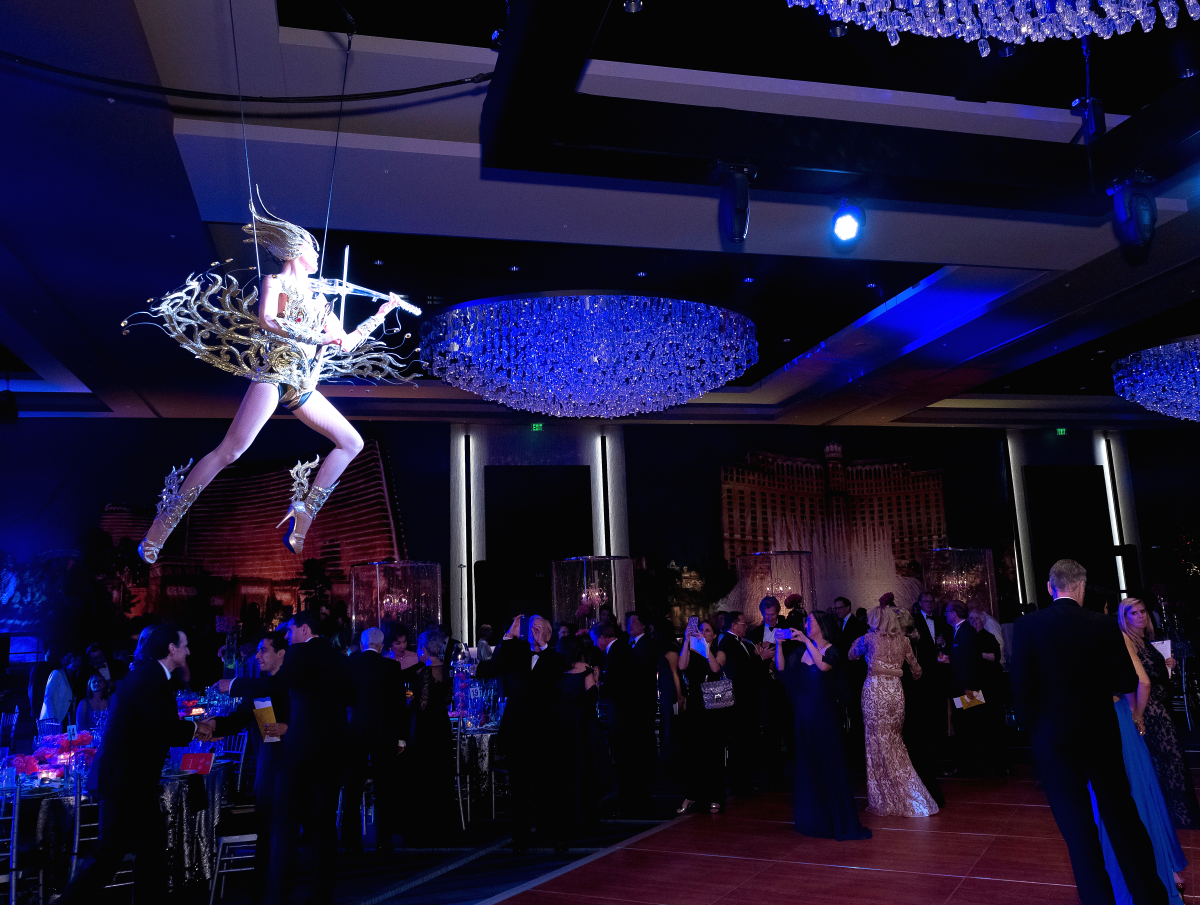 Houston, Houston Symphony Ball, May 2017, aerialist