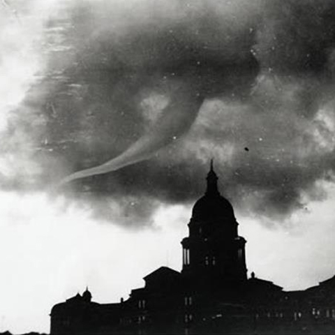 Texas State Capitol Austin tornado May 4 1922