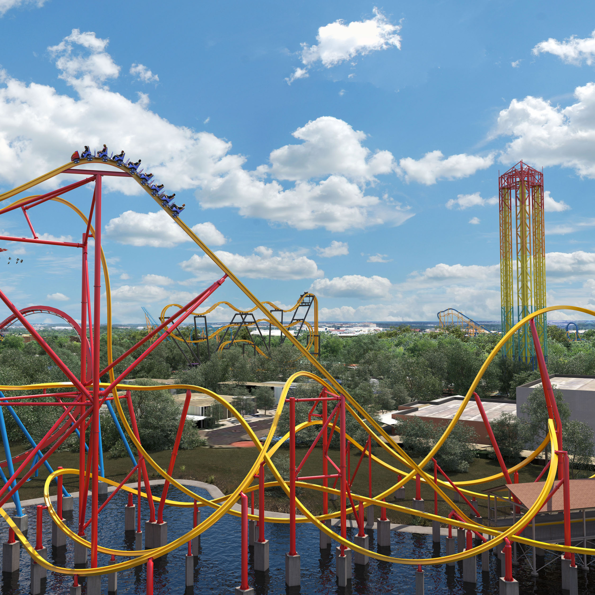 six flags san antonio roller coaster g force