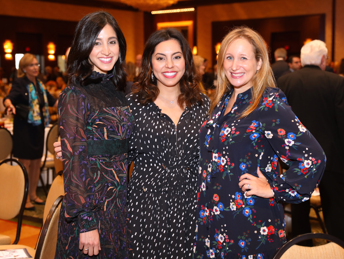 Houston, University of Texas at Austin Guardian of the Human Spirit Award Luncheon, November 2017, Holly Radom, Nicole Katz, Erin Slosberg