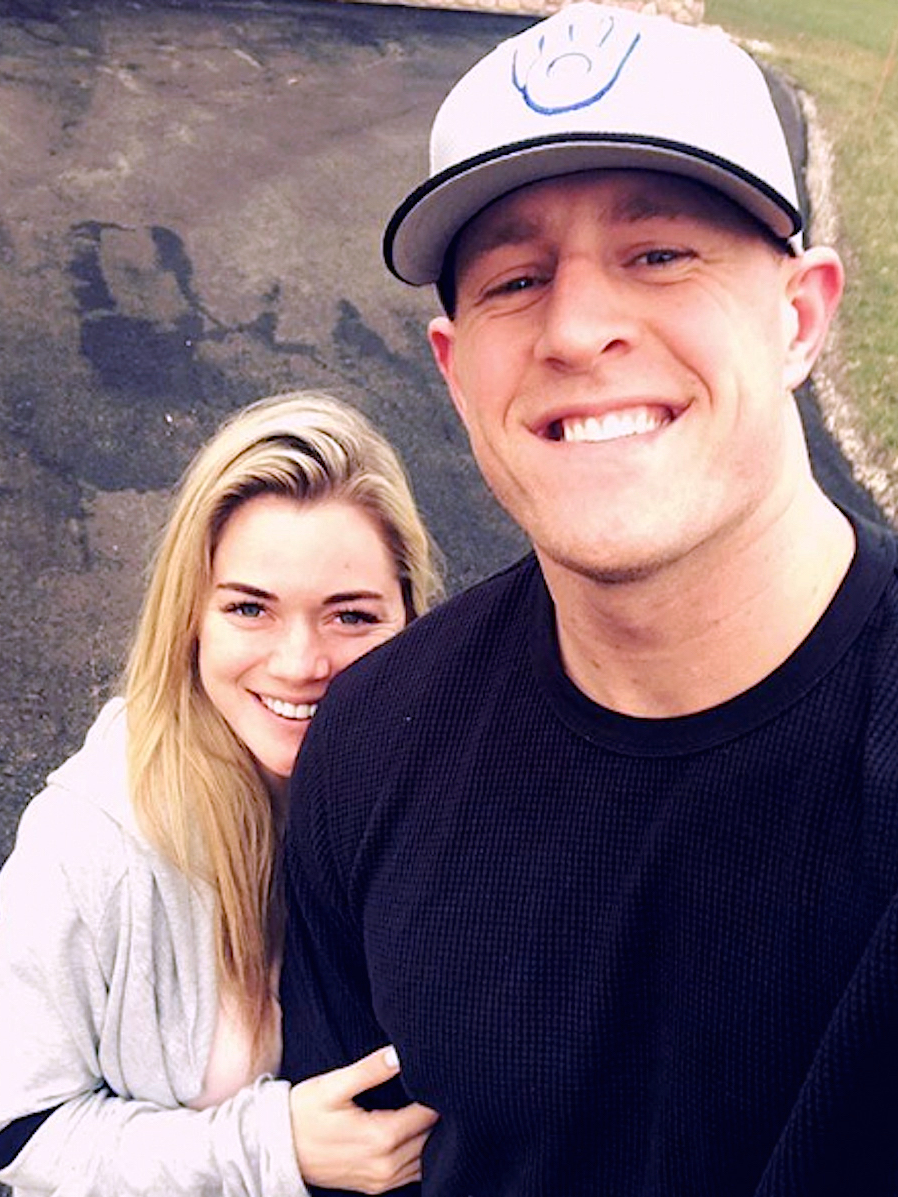 Houston, Kealia Ohai and JJ Watt, November 2017