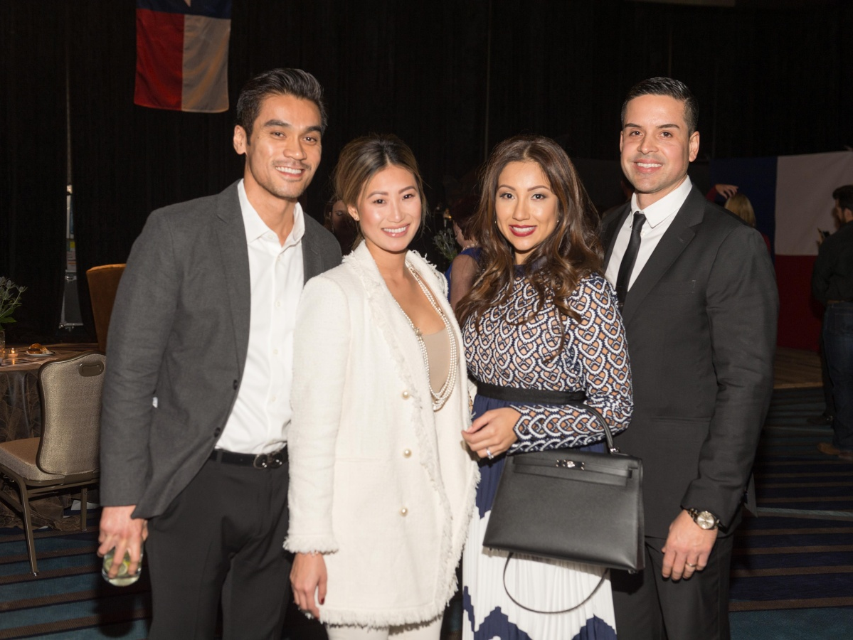 Houston, social book party, January 2018, Dzi Vo, Andrea Tan, Jose Almodovar, Nancy Almodovar