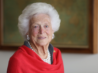 News, Shelby, Barbara Bush, Nov. 2015