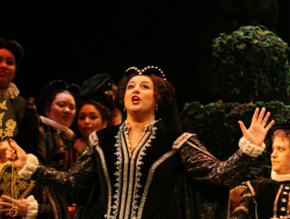 opera singer performing in Giuseppe Verdi's Don Carlo