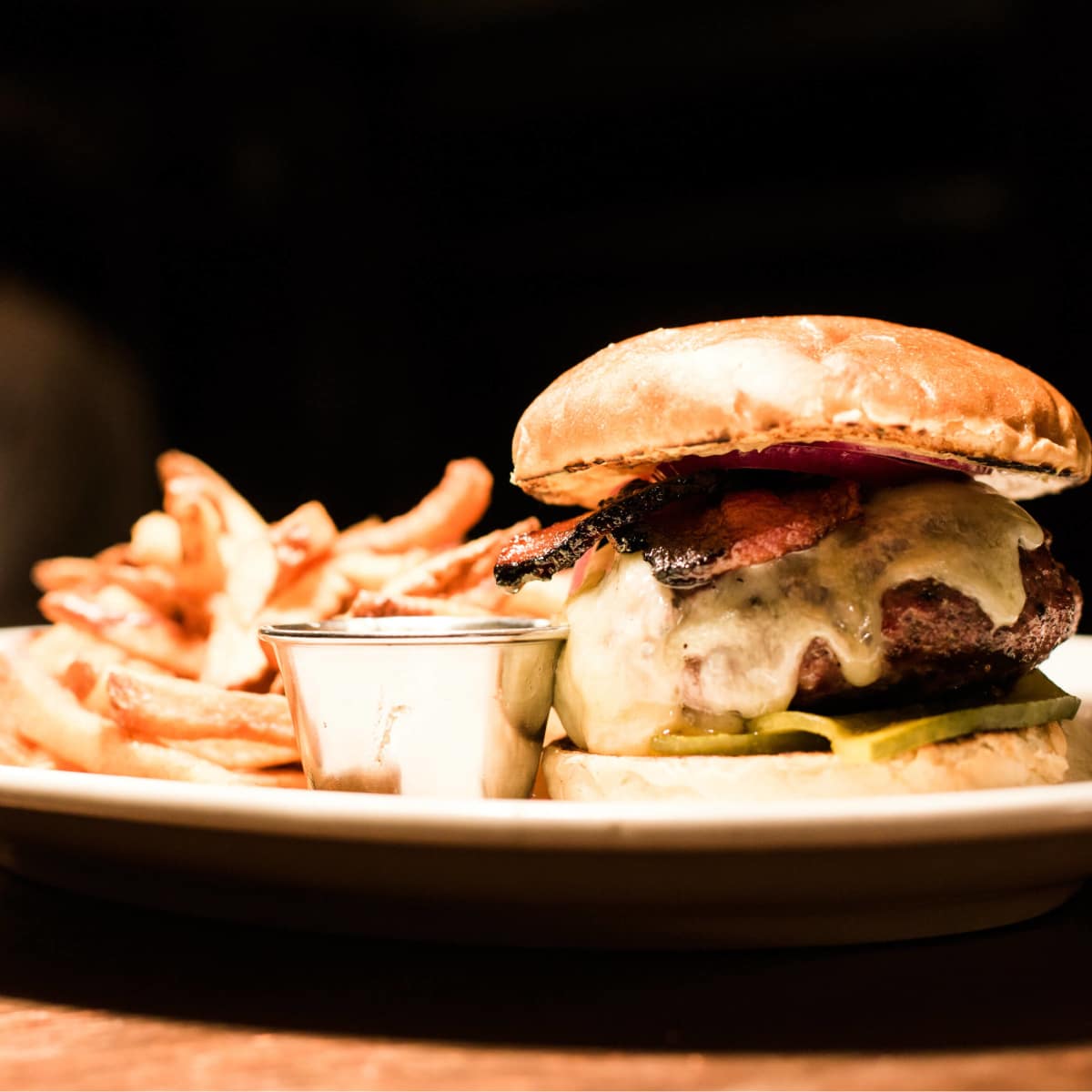 Burger at Hibiscus in Dallas