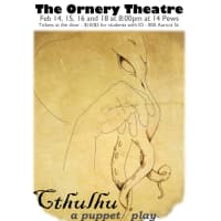 Ornery Theatre presents <i>Cthulhu: A Puppet Play</i>