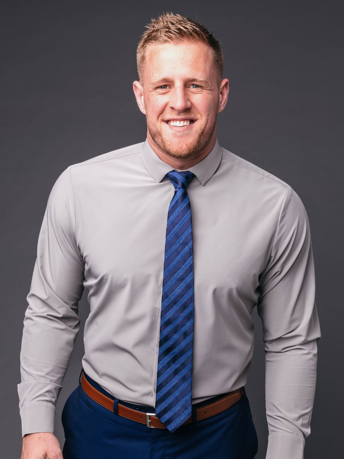 Houston, J.J. Watt debuts clothing with Mizzen and Main, July 2017