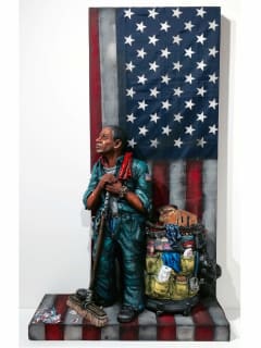 Hooks-Epstein Galleries presents Kelly and Kyle Phelps: God... Steel and a Wasted Dream