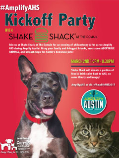 Austin Humane Society presents #AmplifyAHS with Shake Shack