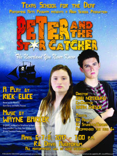Texas School for the Deaf Performing Arts Program presents Peter and the Star Catcher