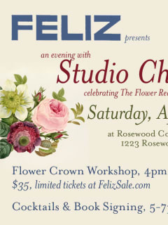 Flyer promoting an evening with Studio Choo at Rosewood Collective