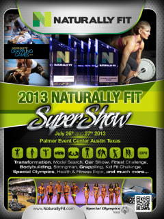 Naturally Fit Super Show 2013 flyer