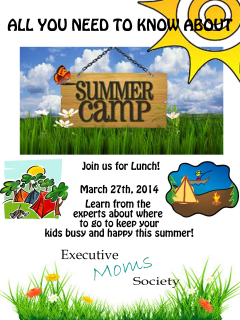 Executive Moms hosts "Jump Start on Summer Camps"